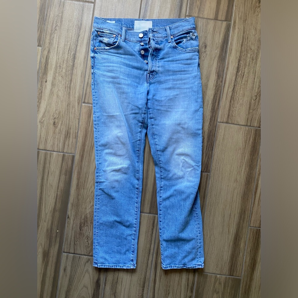 MOTHER High Waisted Hiker Hover - Say it with flowers- Size 28